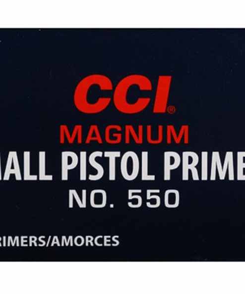 CCI Small Pistol Magnum Primers #550 Box of 1000