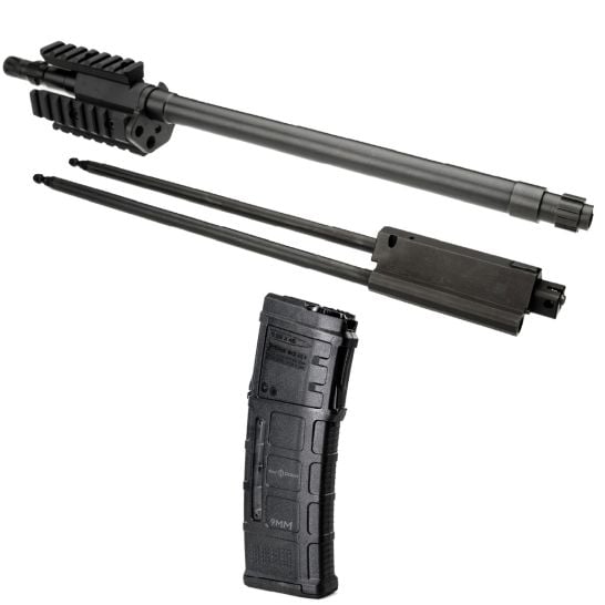 Heresy Design Aug Conversion Kit 9mm Fits Steyr Arms AUG A3 M1, Black