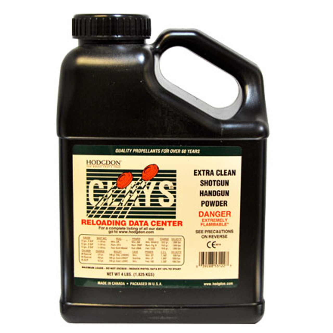 Hodgdon Clays Smokeless Powder (4,8 lb)
